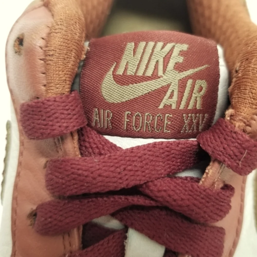 Nike Air Force One Men Size 10 Sneakers XXV AF-1 Lace Up Maroon Tan Mr Baltimore